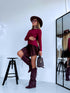 Tops "TWIST ME UP" HS9866 - BORDO